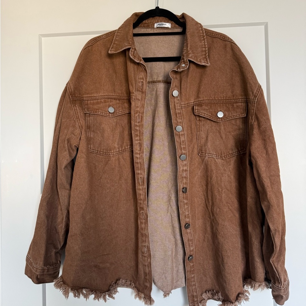 Brown Jean Jacket